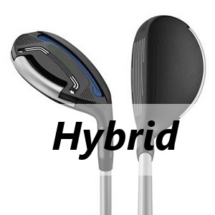 Golfschläger-Arten - Hybrid
